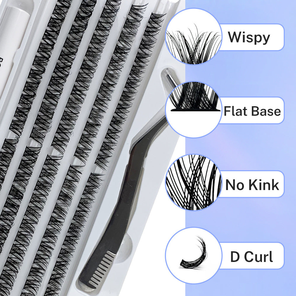 DIY Wispy Cluster Lash Kit – Self‑Grafting Lash Extensions