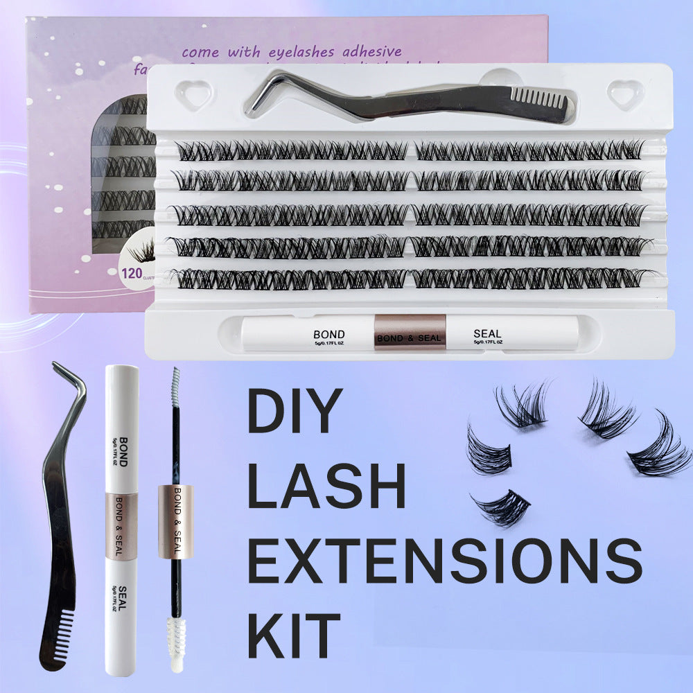 DIY Wispy Cluster Lash Kit – Self‑Grafting Lash Extensions